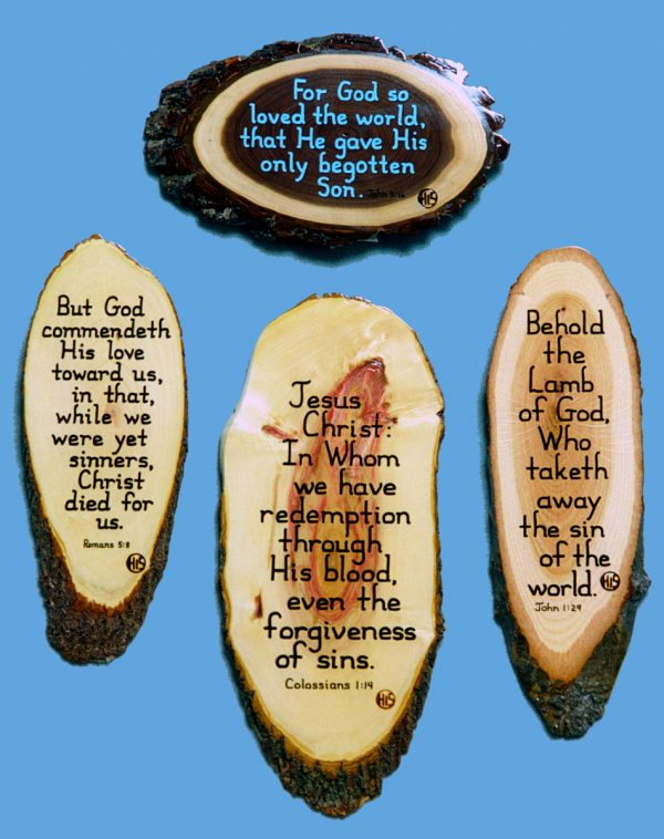 Wood Bible Verse Plaques Salvation
