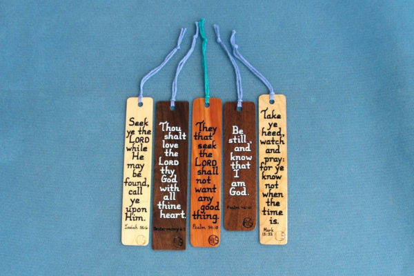 Wooden Bible Verse Bookmarks