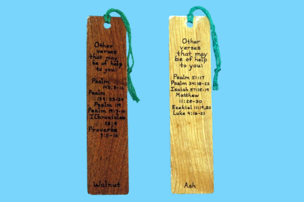 Wooden Bible Verse Bookmarks