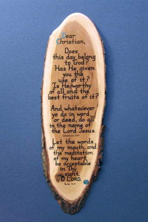 Dear Christian Wooden Bible Verse Plaque
