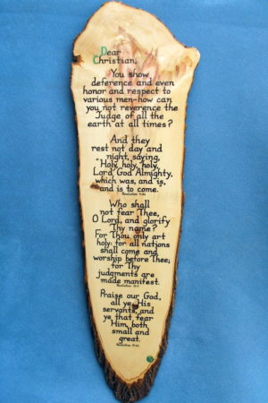 Dear Christian Wooden Bible Verse Plaque
