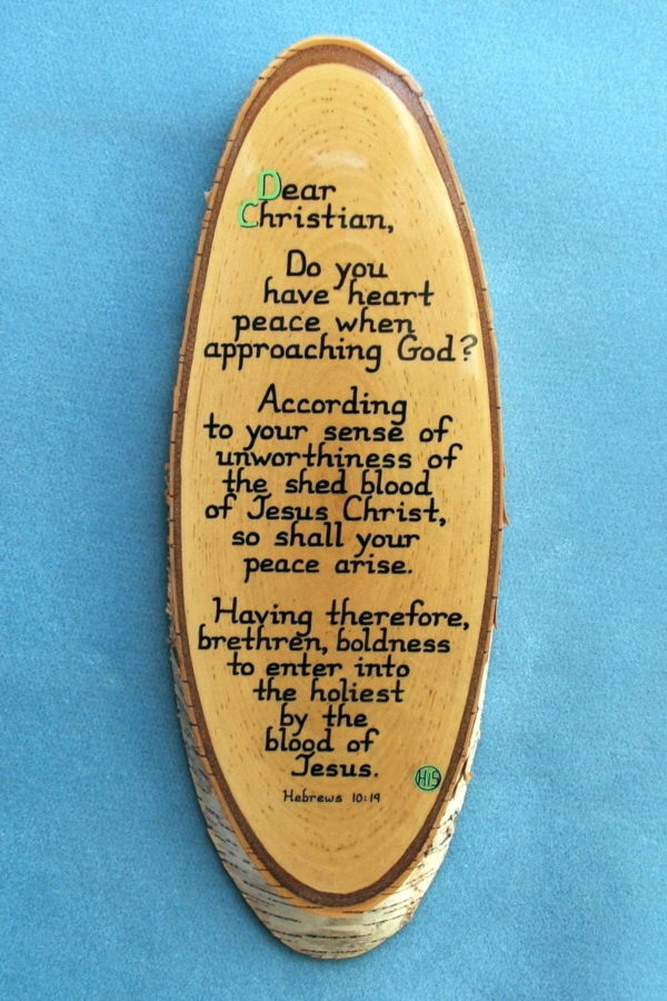 Dear Christian Wooden Bible Verse Plaque