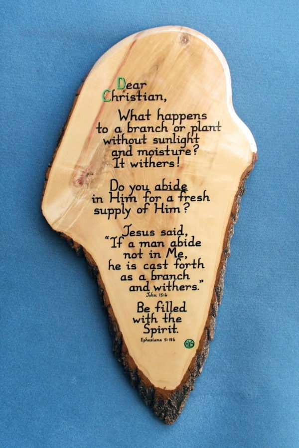 Dear Christian Wooden Bible Verse Plaque